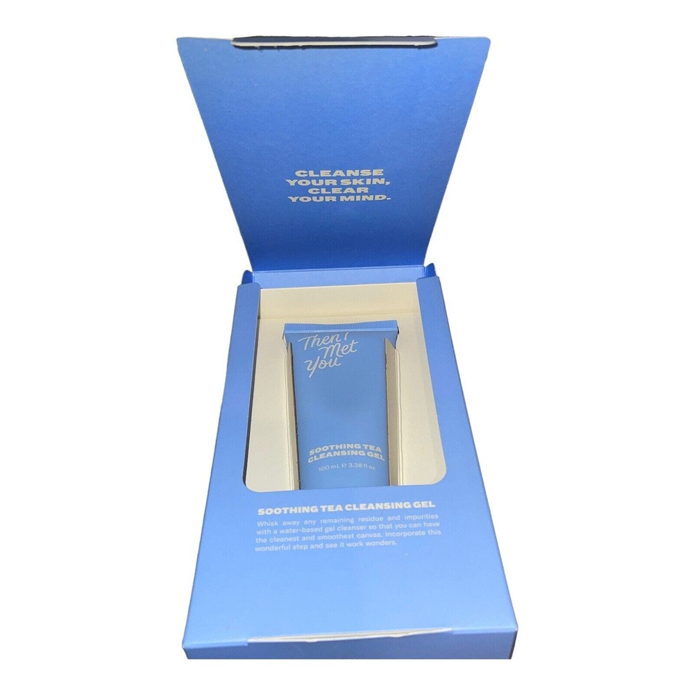 Then I Met You Soothing Tea Cleansing Gel Skin, Green Tea Rice Ferment Boxed New